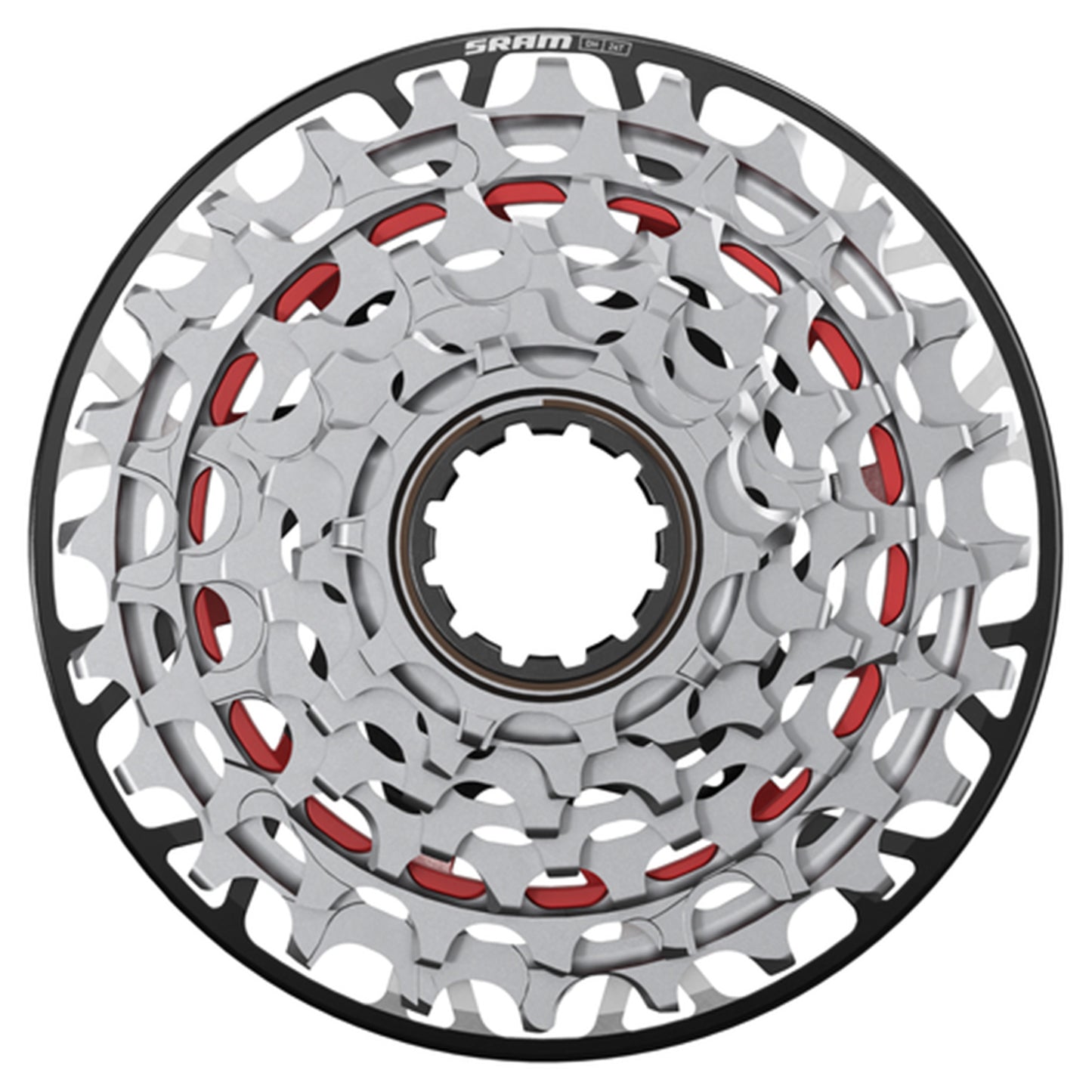 SRAM XX DH Transmission Cassette - 7 Speed - XD Driver - 46319 - Silver - Image 1