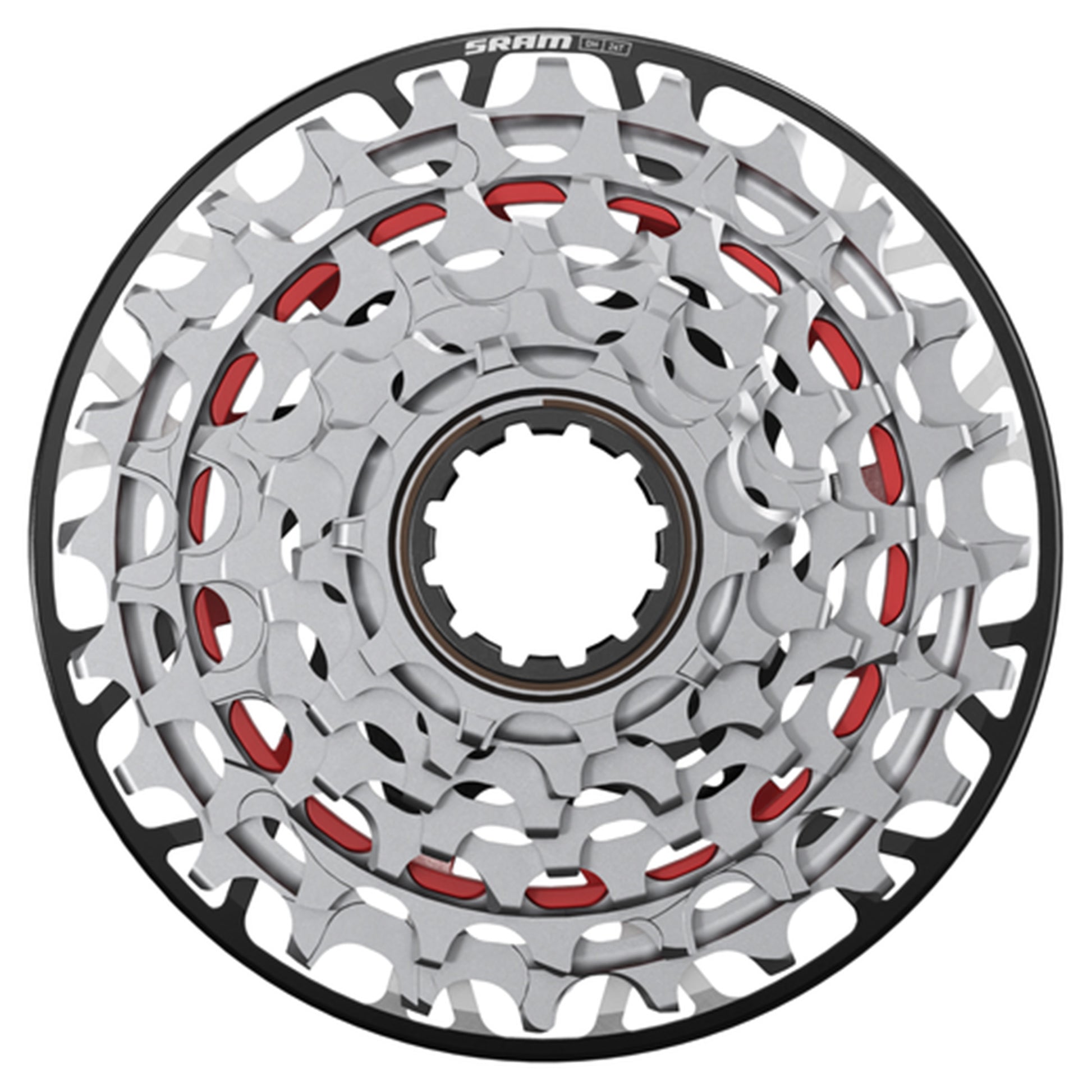 SRAM XX DH Transmission Cassette - 7 Speed - XD Driver - 46319 - Silver - Image 1