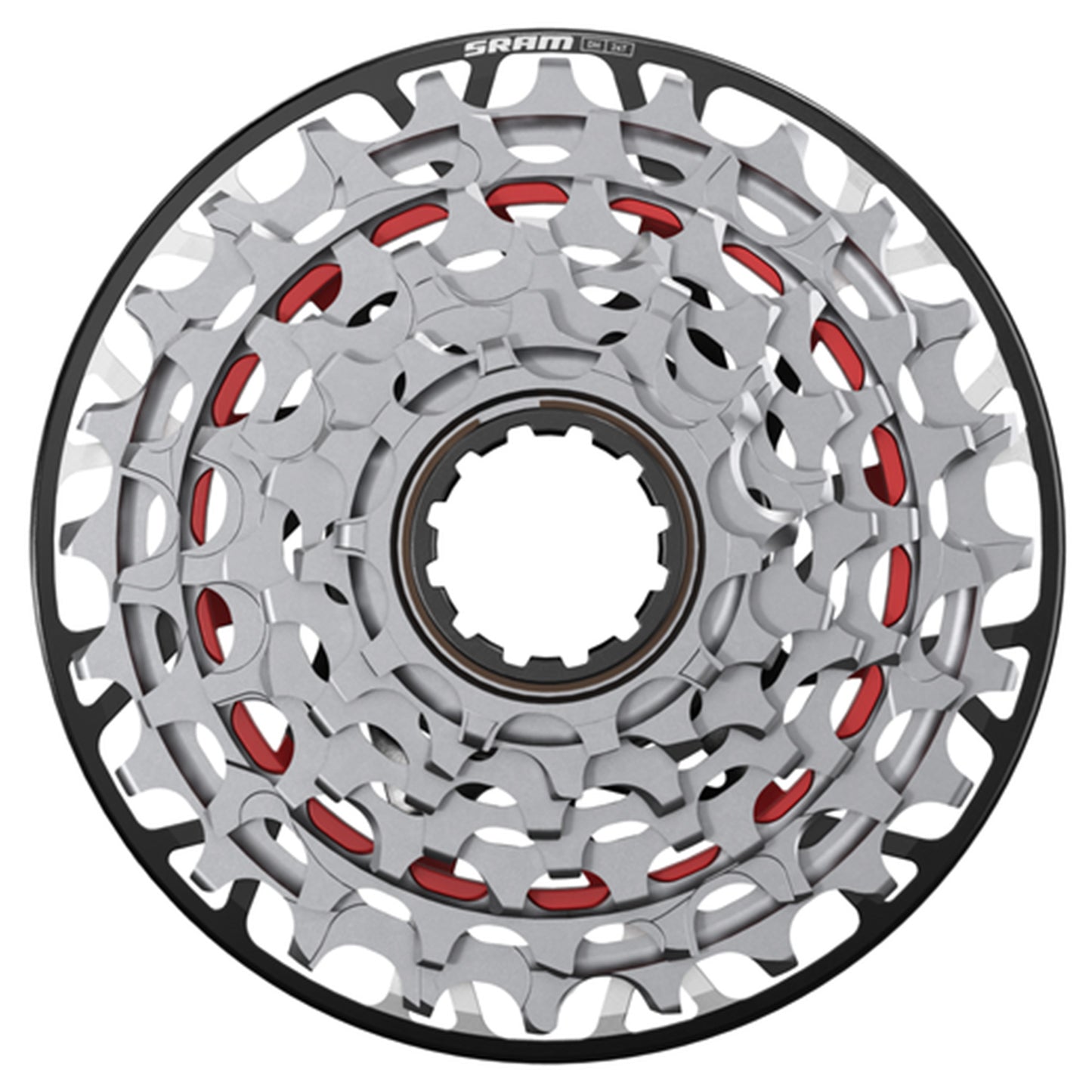 SRAM XX DH Transmission Cassette - 7 Speed - XDR Driver - 46319 - Silver - Image 1