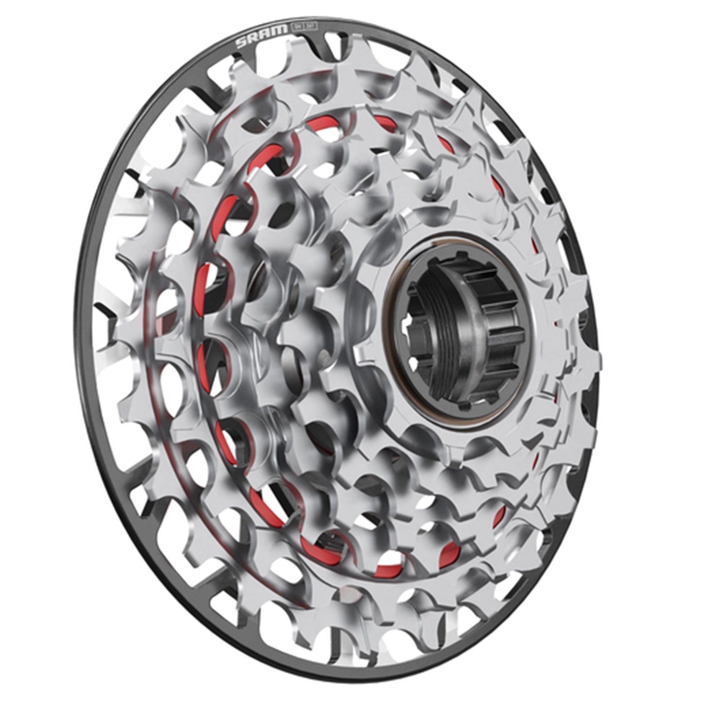 SRAM XX DH Transmission Cassette - 7 Speed - XDR Driver - 46319 - Silver - Image 2