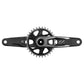 SRAM XX DH Transmission Crankset - 68-73mm and BB86-92 - 28.99mm DUB - SRAM Direct Mount - 160mm - Black - 34t T-Type - Image 1