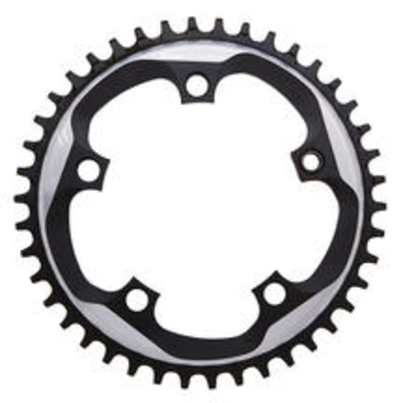 SRAM X-SYNC 11 Speed Chainring - Four Bolt - 110 BCD - BB30 or GXP - Round - 42T - 11 Speed - Argon Grey - Alloy - Image 1