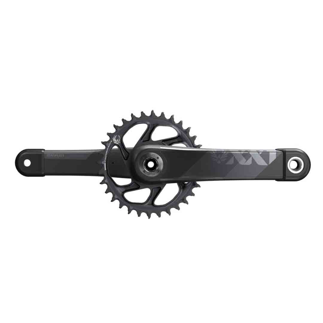 SRAM XX1 Eagle DUB Crankset - 68-73mm and BB86-92 - 28.99mm DUB - SRAM Direct Mount - 175mm - Black - Grey - 34T - X-Sync 2 Direct Mount - 3mm Boost - Image 1