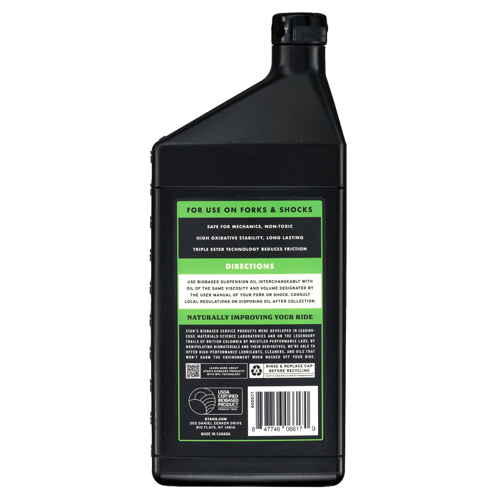 Stans No Tubes Biobased Suspension Oil 2.5WT - 1L - Image 2