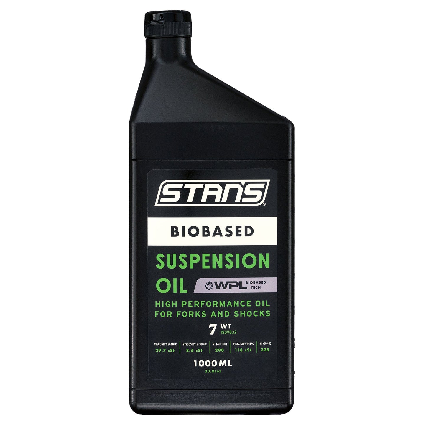 Stans No Tubes Biobased Suspension Oil 7WT - 1L - Image 1