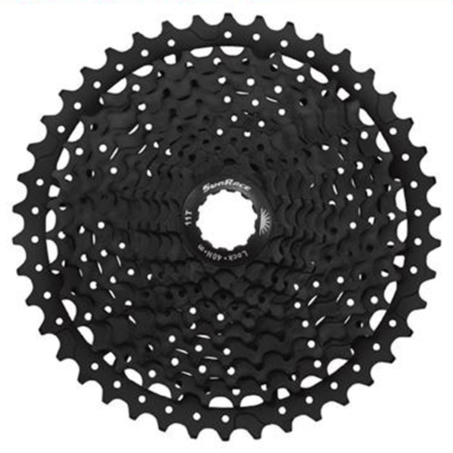 SunRace MS7 11 Speed Cassete - 11 Speed - Shimano HG Splined - 11-42T - Black - Image 1