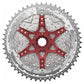 SunRace MZ901 12 Speed Cassete - 12 Speed - Shimano HG Splined - 11-51T - Silver/Red - Image 2