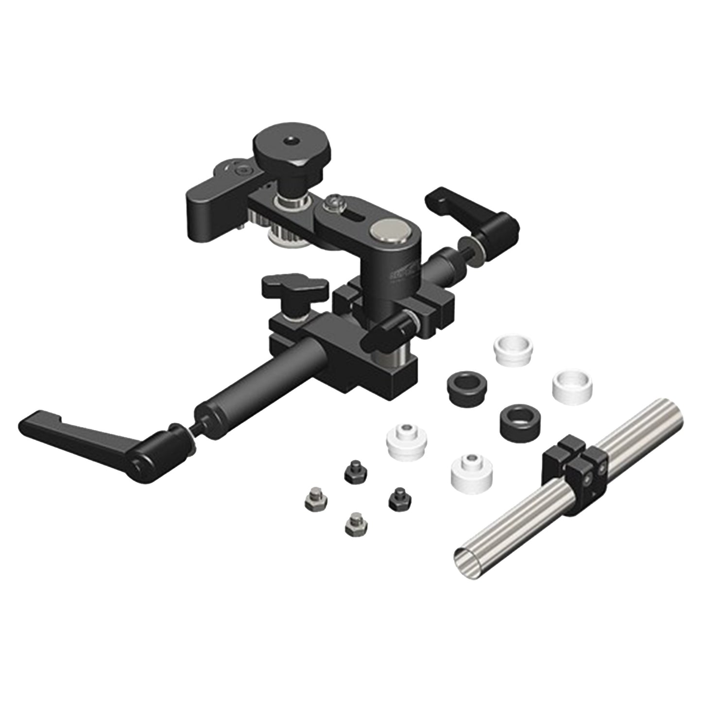 SuperB Disc Brake Mount Facing Set - Black - Image 1