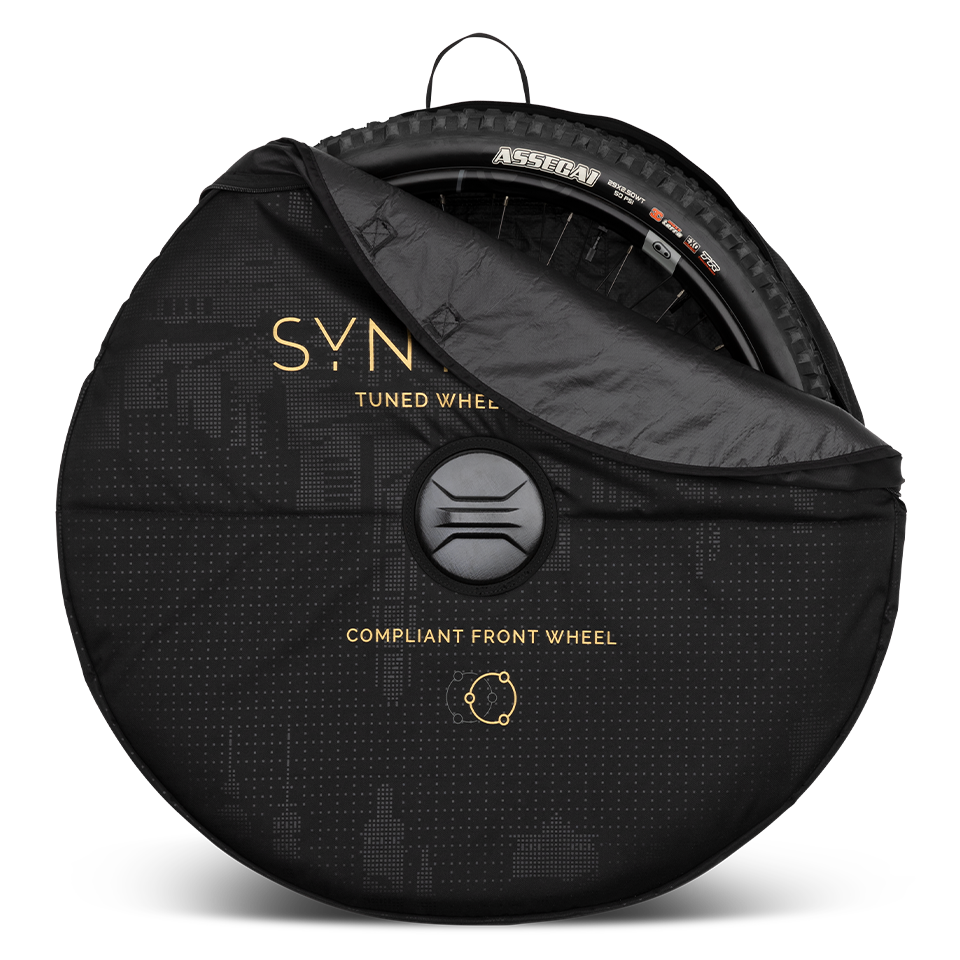 Crank Brothers Synthesis Double Wheel Bag - Black - Gold