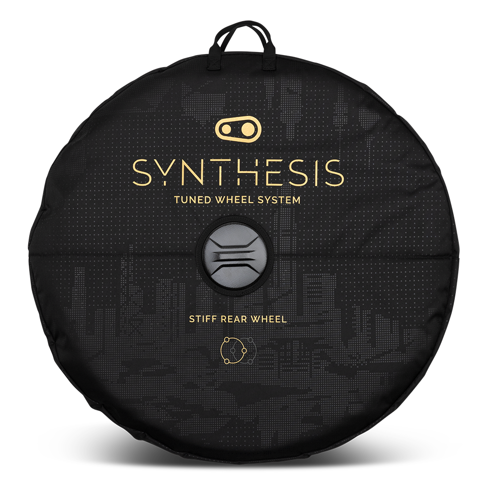 Crank Brothers Synthesis Double Wheel Bag - Black - Gold