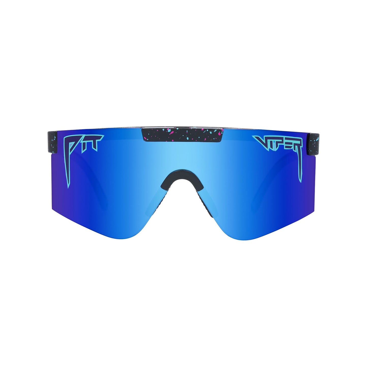 Pit Viper 2000s Sunglasses - The Hail Sagan - Black - Mirror Non-Polarized Z87+ Safety Rated Lens