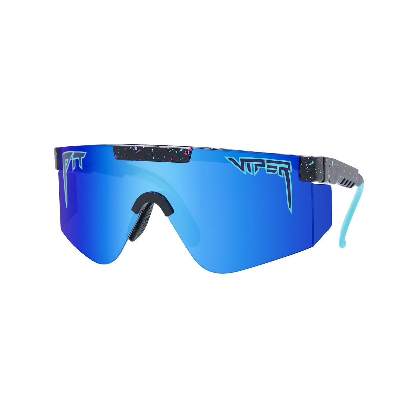 Pit Viper 2000s Sunglasses - The Hail Sagan - Black - Mirror Non-Polarized Z87+ Safety Rated Lens