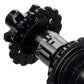 DaBomb UFO 2.0 Hub Set - Front & Rear - F (110x15mm) & R (148x12mm) - Shimano Microspline - 6 Bolt - 32 Hole - J-Bend - Black