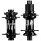 DaBomb UFO 2.0 Hub Set - Front & Rear - F (110x15mm) & R (148x12mm) - Shimano Microspline - 6 Bolt - 32 Hole - J-Bend - Black