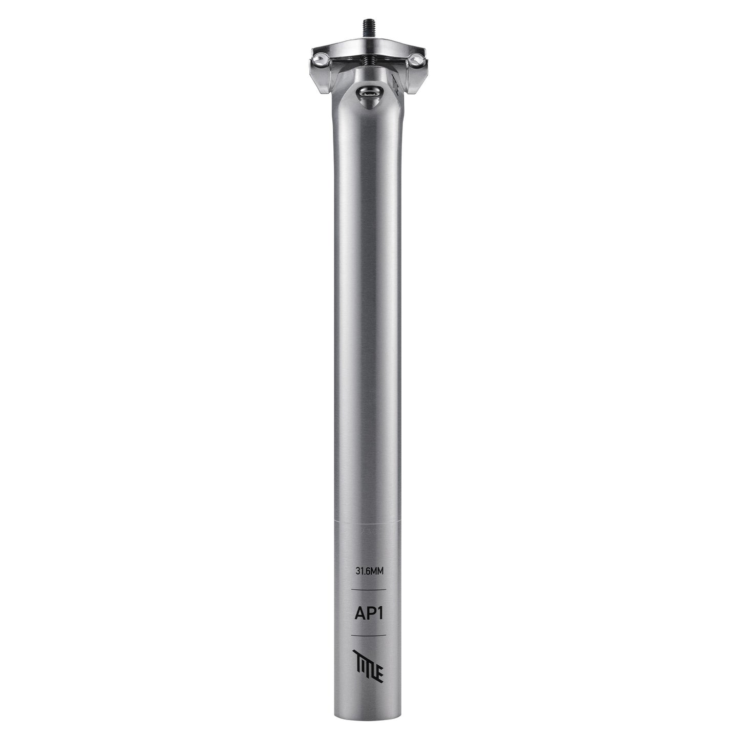 Title AP1 Seatpost - 31.6mm - Chrome - 300mm - Image 1