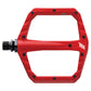 Title Connect Flat Pedals - Standard - Matte Red - Image 1