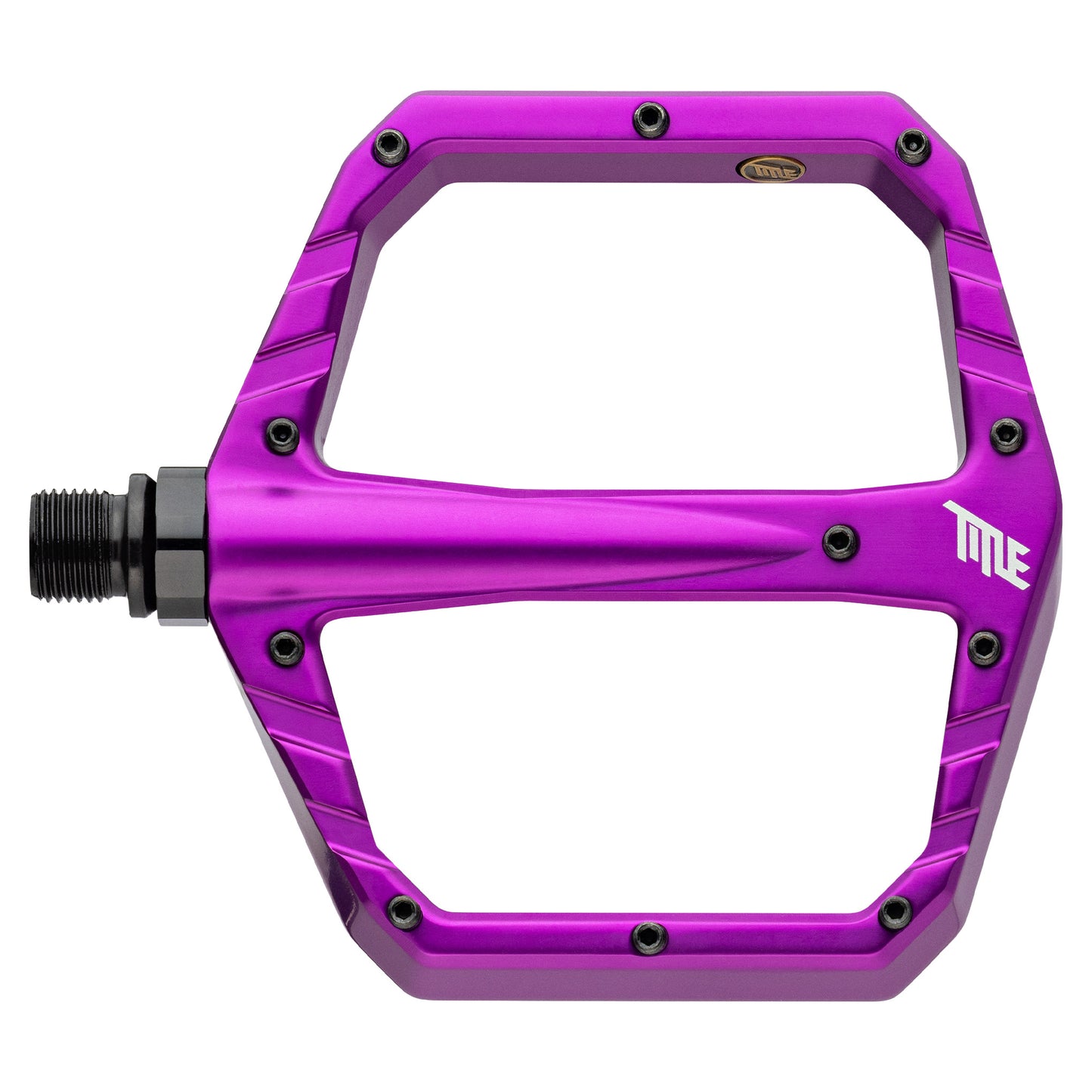 Title Connect Flat Pedals - Standard - Purple - Image 1