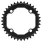 Title CR1 104BCD Chainring - Four Bolt - 104 BCD - Standard Crank Chainline - Round - 36T - 9-12 Speed - Alloy - Black - Image 1