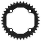 Title CR1 104BCD T-Type Chainring - Four Bolt - 104 BCD - Standard Crank Chainline - Round - 36T - 12 Speed - Alloy - Black - Image 1