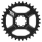Title CR1 8 Bolt Chainring - Direct Mount - SRAM - 3mm Boost - Round - 32T - 9-12 Speed - Alloy - Black - Image 1