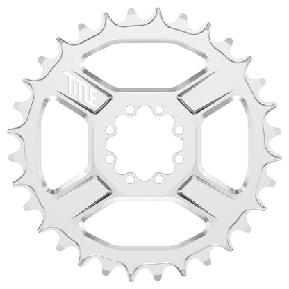 Title CR1 8 Bolt Chainring - Direct Mount - SRAM - 3mm Boost - Round - 32T - 9-12 Speed - Alloy - Chrome - Image 1