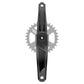 Title CR1 Crankset - 68-73mm and BB86-92 - 28.99mm DUB - SRAM Direct Mount - 155mm - Black - Spindle - 130mm For Dub BB (DJ / Non Boost) - Image 1