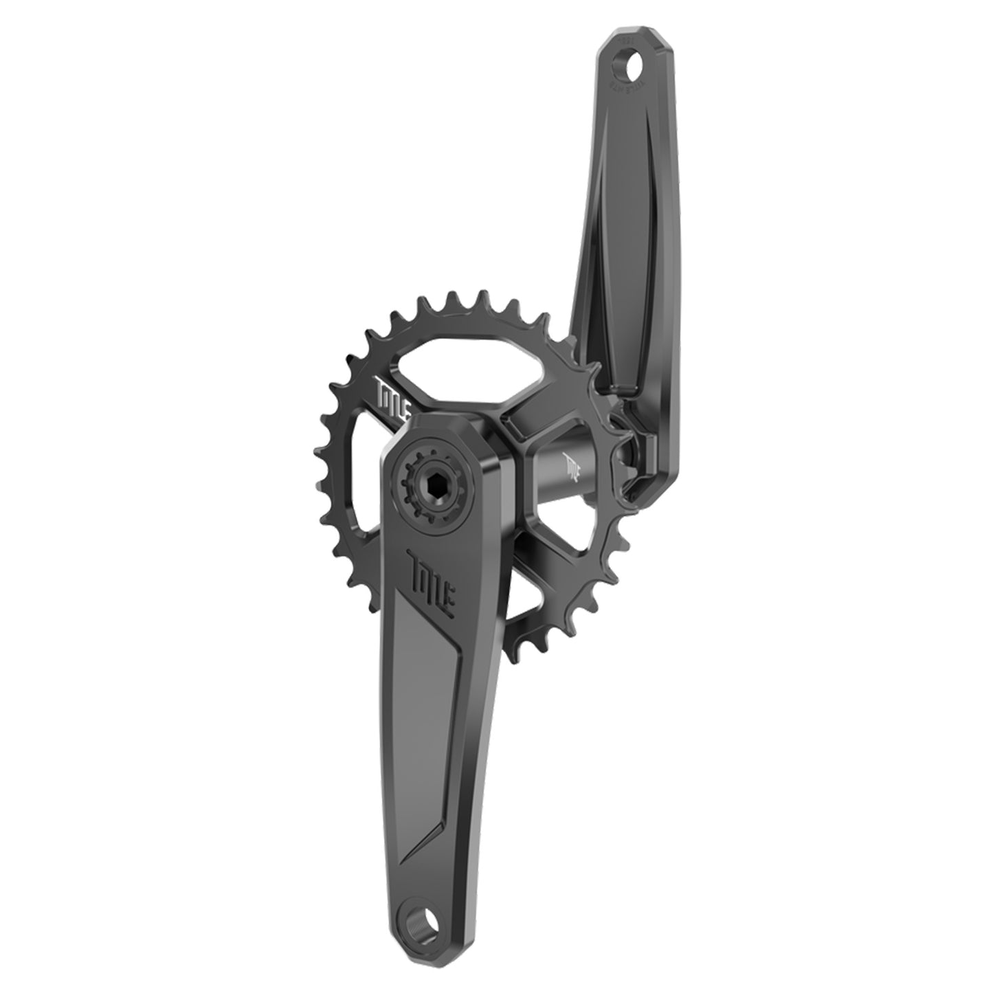 Title CR1 Crankset - 68-73mm and BB86-92 - 28.99mm DUB - SRAM Direct Mount - 155mm - Black - Spindle - 145mm For Dub BB (DH) - Image 3