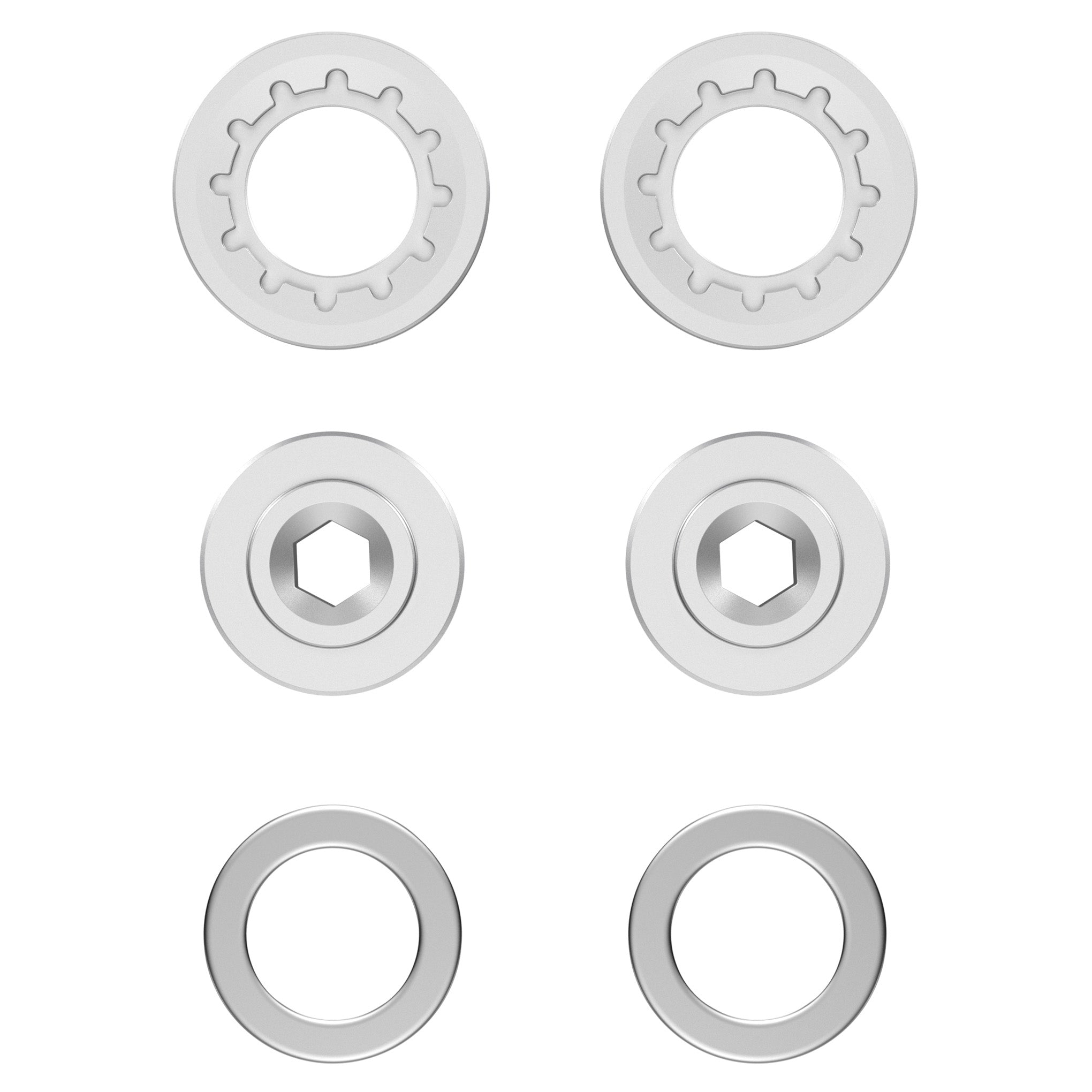 Title CR1 Small Parts Kit - Crank Parts - Chrome | MTB Direct