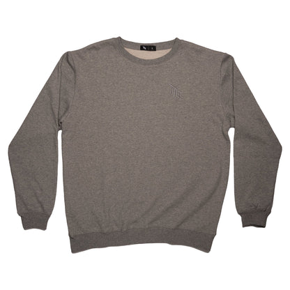 Title Crewneck Sweater - M - Heather Grey - Image 1