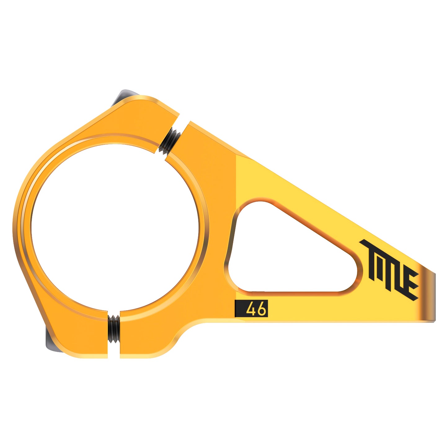Title DM1 Stem - Direct Mount Steerer - 35mm - 46mm - 0 Degree - Gold - Image 1