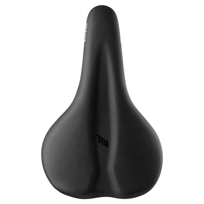 Title ES1 Saddle - Cro-Mo Alloy - 145mm - Black - Image 1