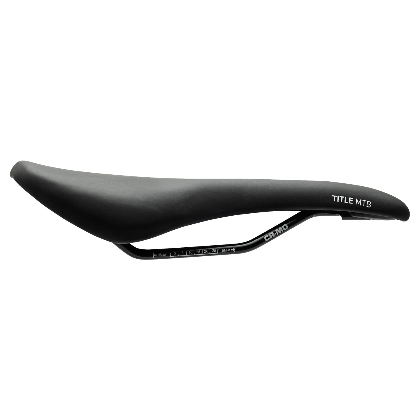 Title ES1 Saddle - Cro-Mo Alloy - 145mm - Black - Image 2