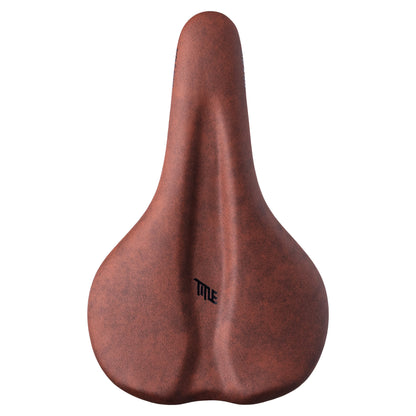 Title ES1 Saddle - Cro-Mo Alloy - 145mm - Brown - Image 1
