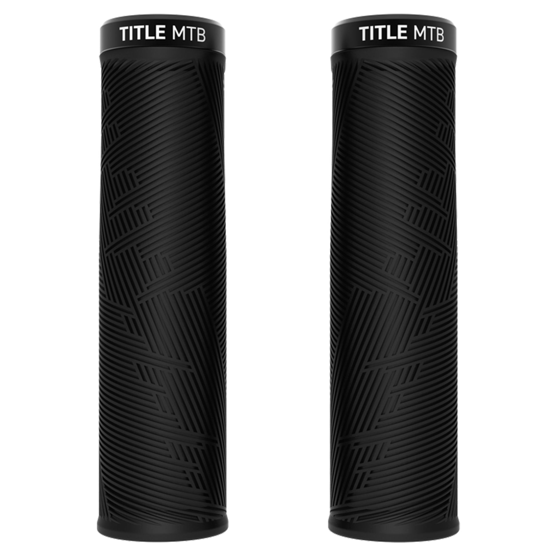 Title Form Lock-On Grips - Black - Single Lock On Grips - XL - Image 1