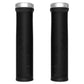 Title Form Lock-On Grips - Black with Chrome Clamp - Single Lock On Grips - Regular - Image 1