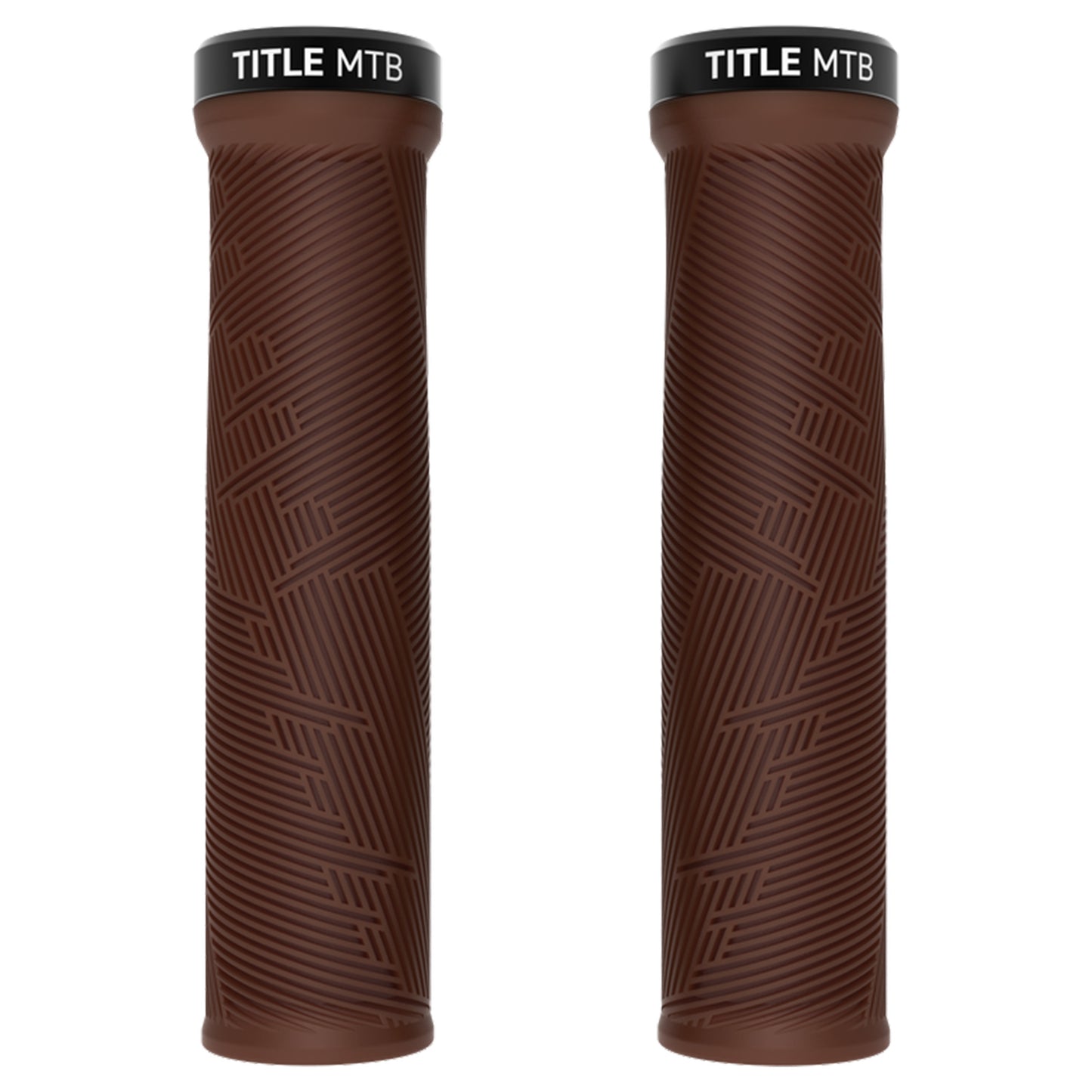 Title Form Lock-On Grips - Dark Brown - Single Lock On Grips - Regular - Image 1