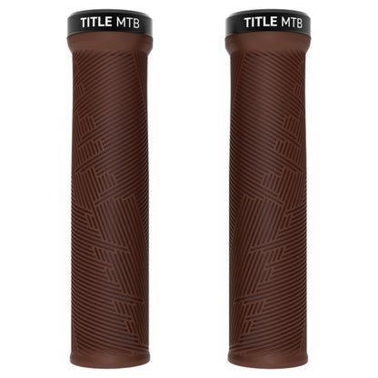 Title Form Lock-On Grips - Dark Brown - Single Lock On Grips - Regular - Image 1