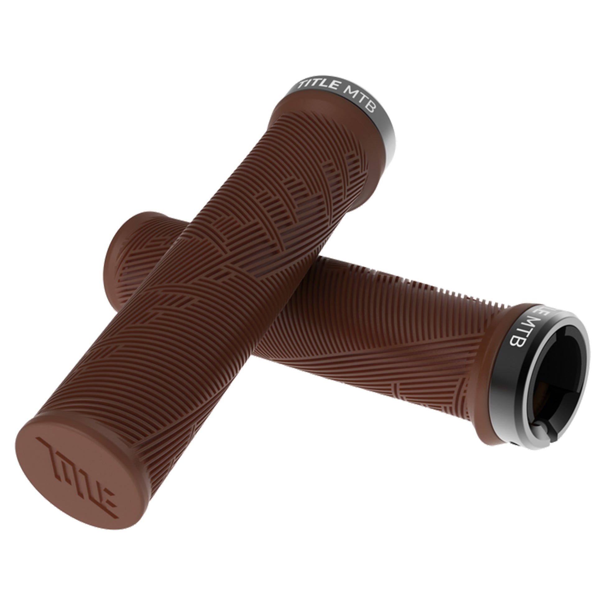 Title Form Lock-On Grips - Dark Brown - Single Lock On Grips - Regular - Image 2