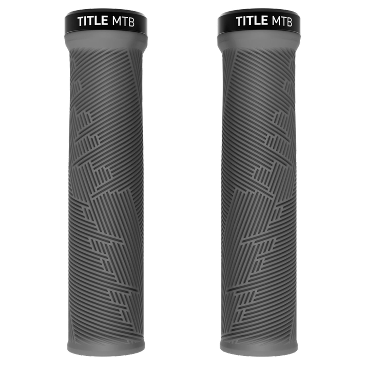 Title Form Lock-On Grips - Grey - Single Lock On Grips - Regular - Image 1