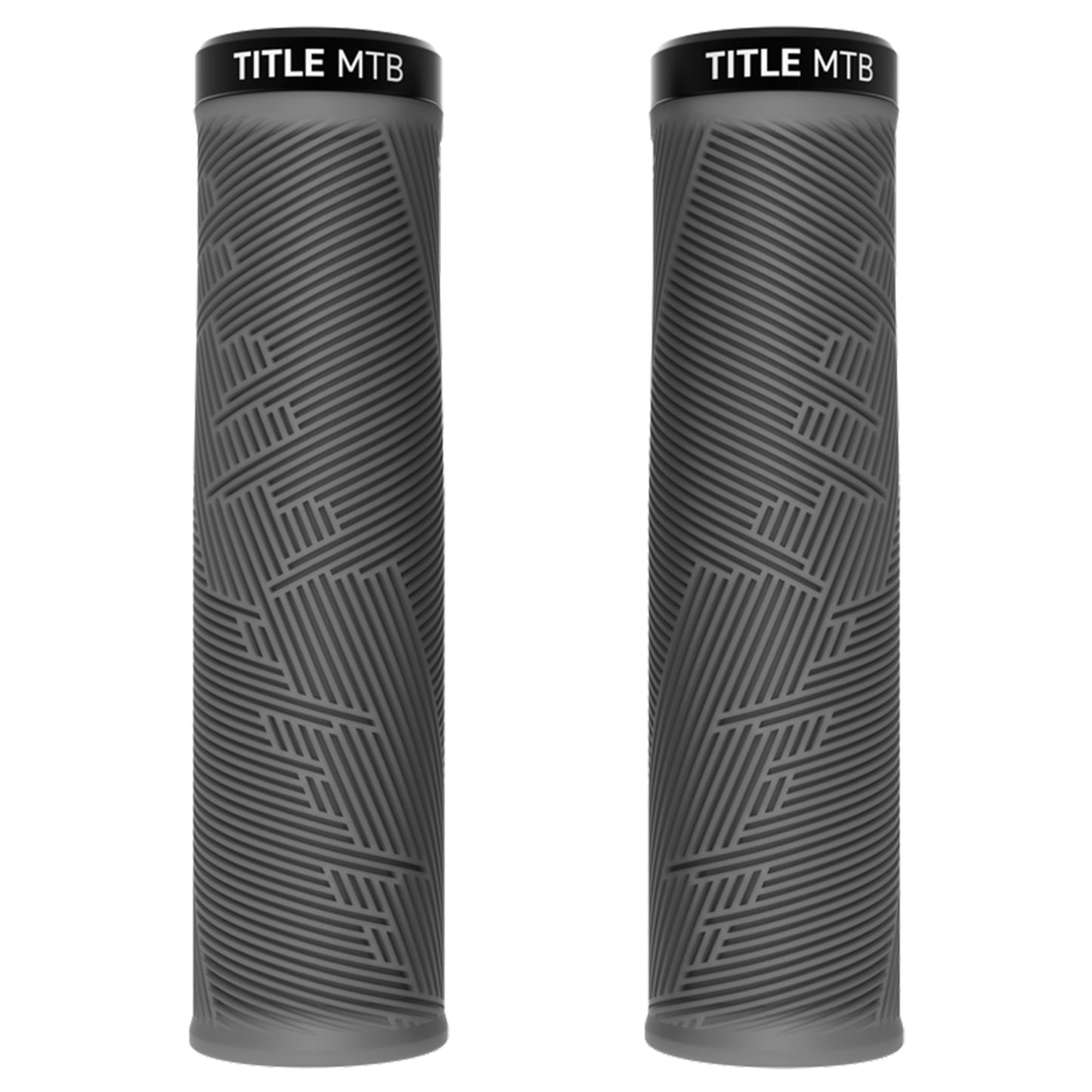 Title Form Lock-On Grips - Grey - Single Lock On Grips - XL - Image 1