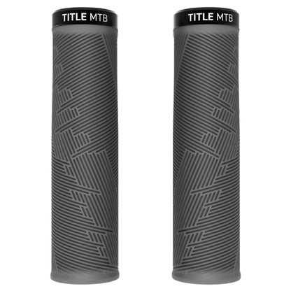 Title Form Lock-On Grips - Grey - Single Lock On Grips - XL - Image 1