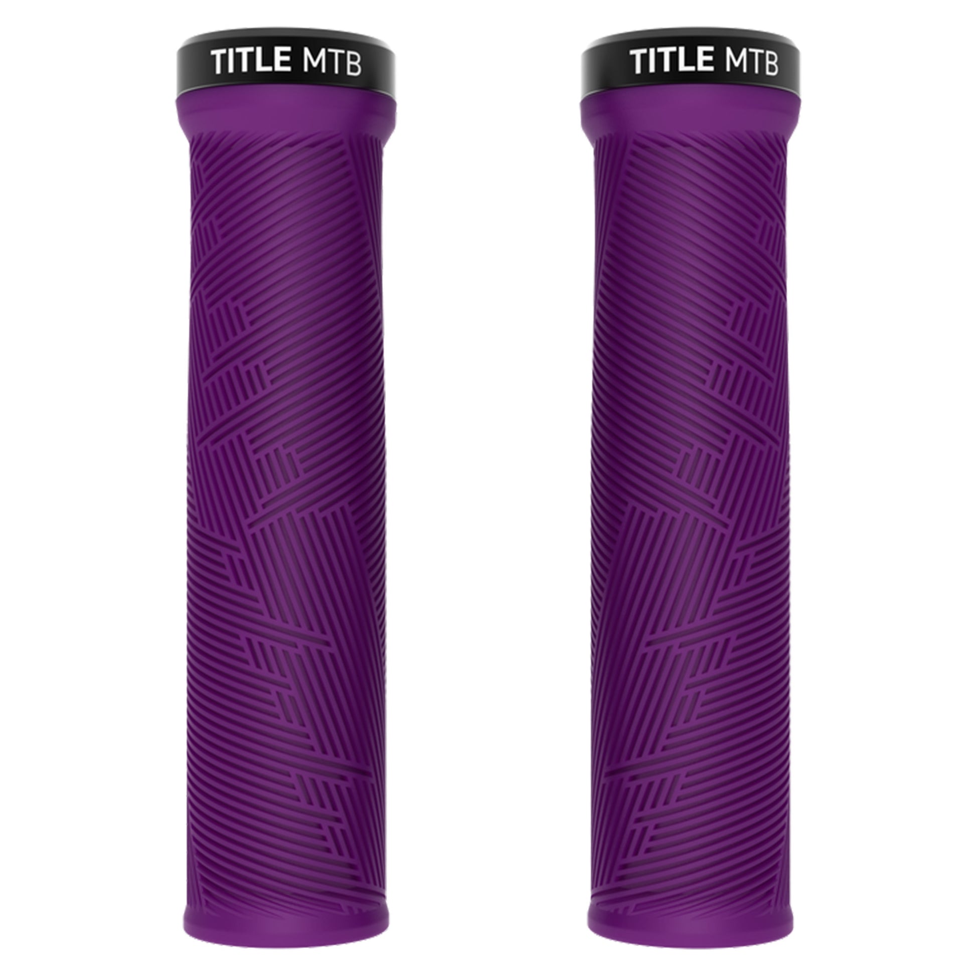 Title Form Lock-On Grips - Purple - Single Lock On Grips - Regular - Image 1