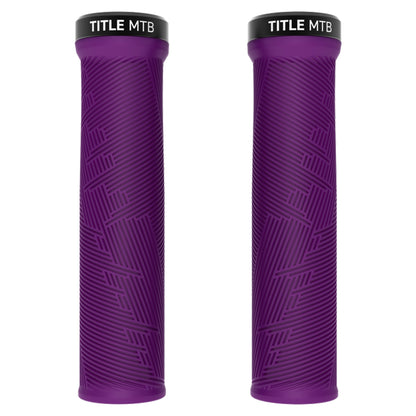 Title Form Lock-On Grips - Purple - Single Lock On Grips - Regular - Image 1