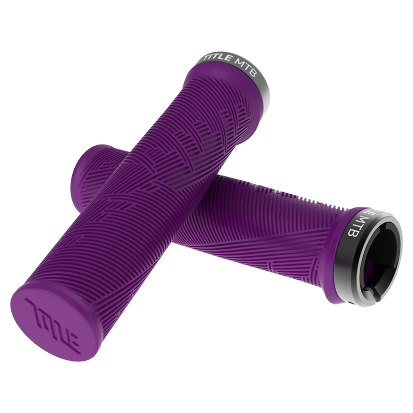 Title Form Lock-On Grips - Purple - Single Lock On Grips - Regular - Image 2