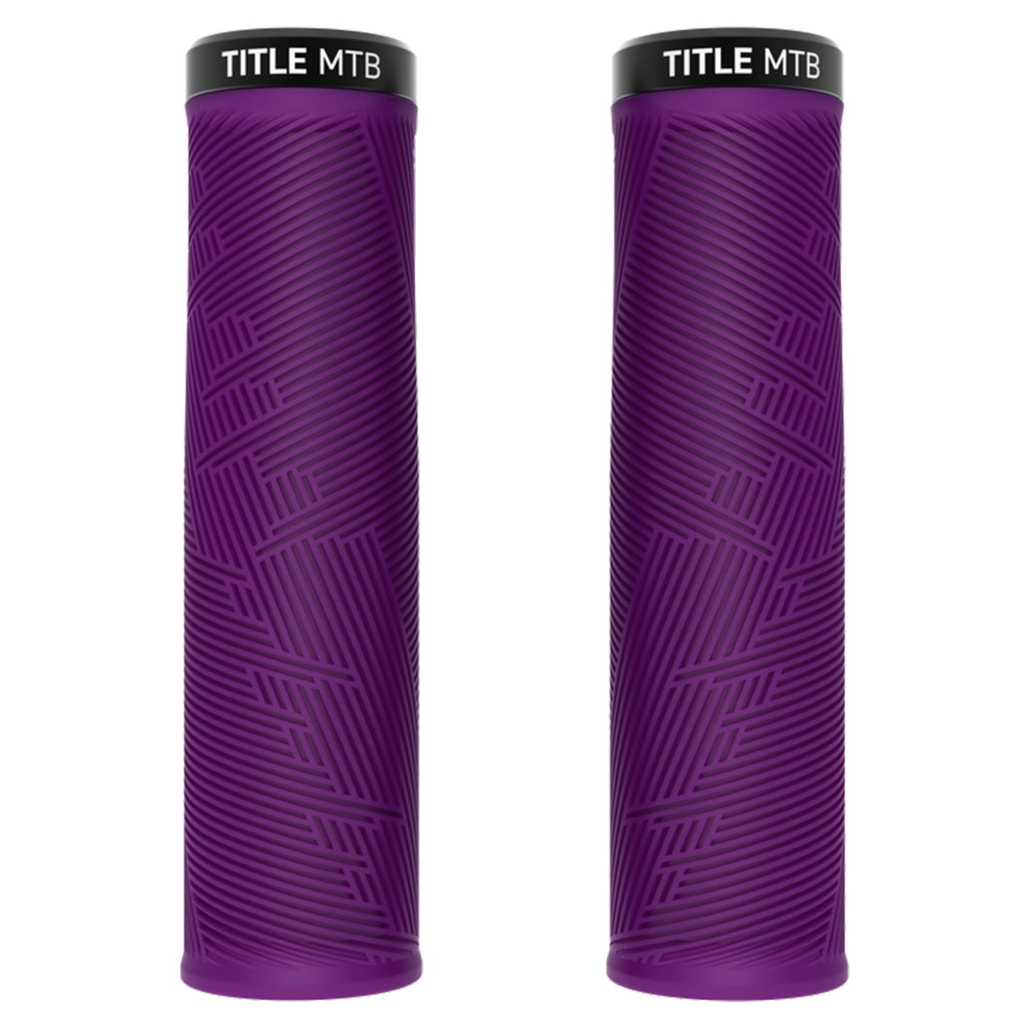 Title Form Lock-On Grips - Purple - Single Lock On Grips - XL - Image 1