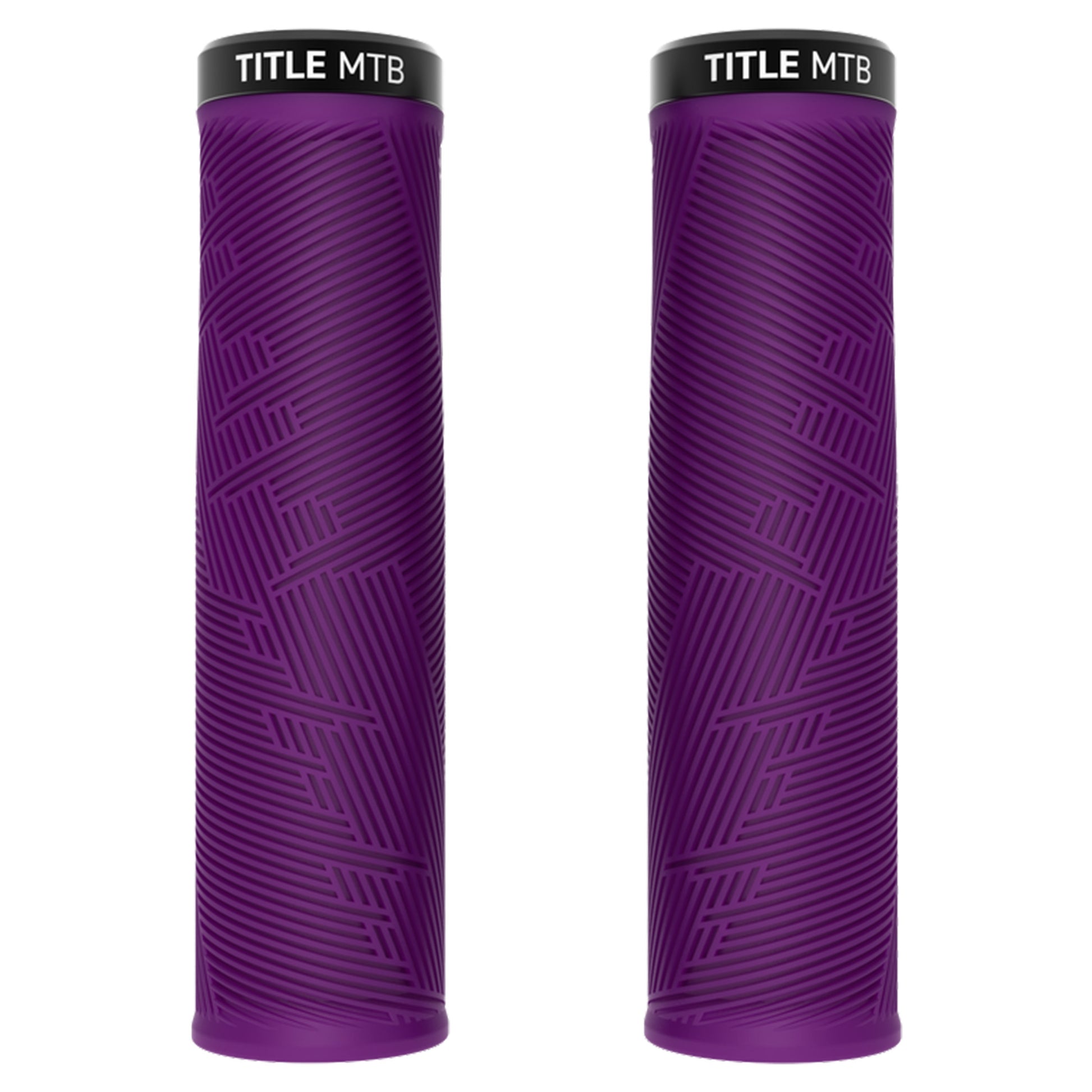 Title Form Lock-On Grips - Purple - Single Lock On Grips - XL - Image 1