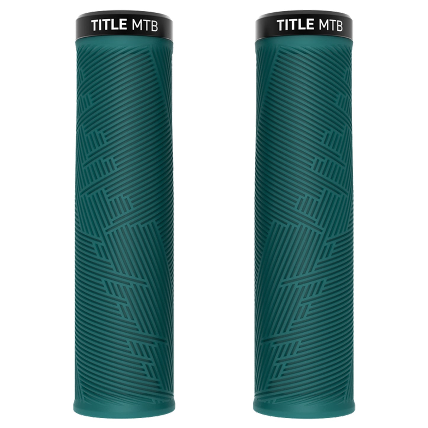 Title Form Lock-On Grips - Teal - Single Lock On Grips - XL - Image 1
