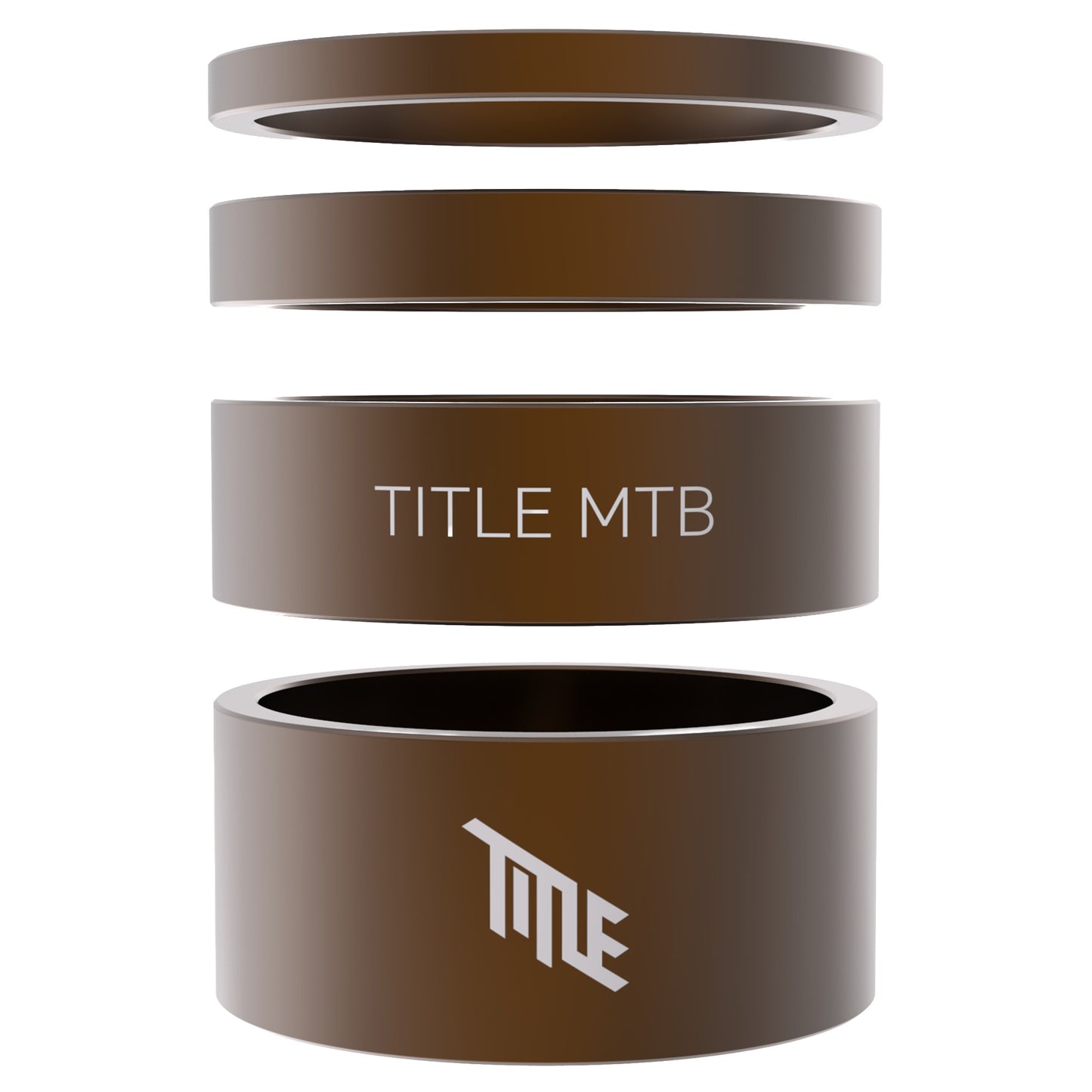 Title Headset Spacer Kit - Bronze - Bronze - Image 1