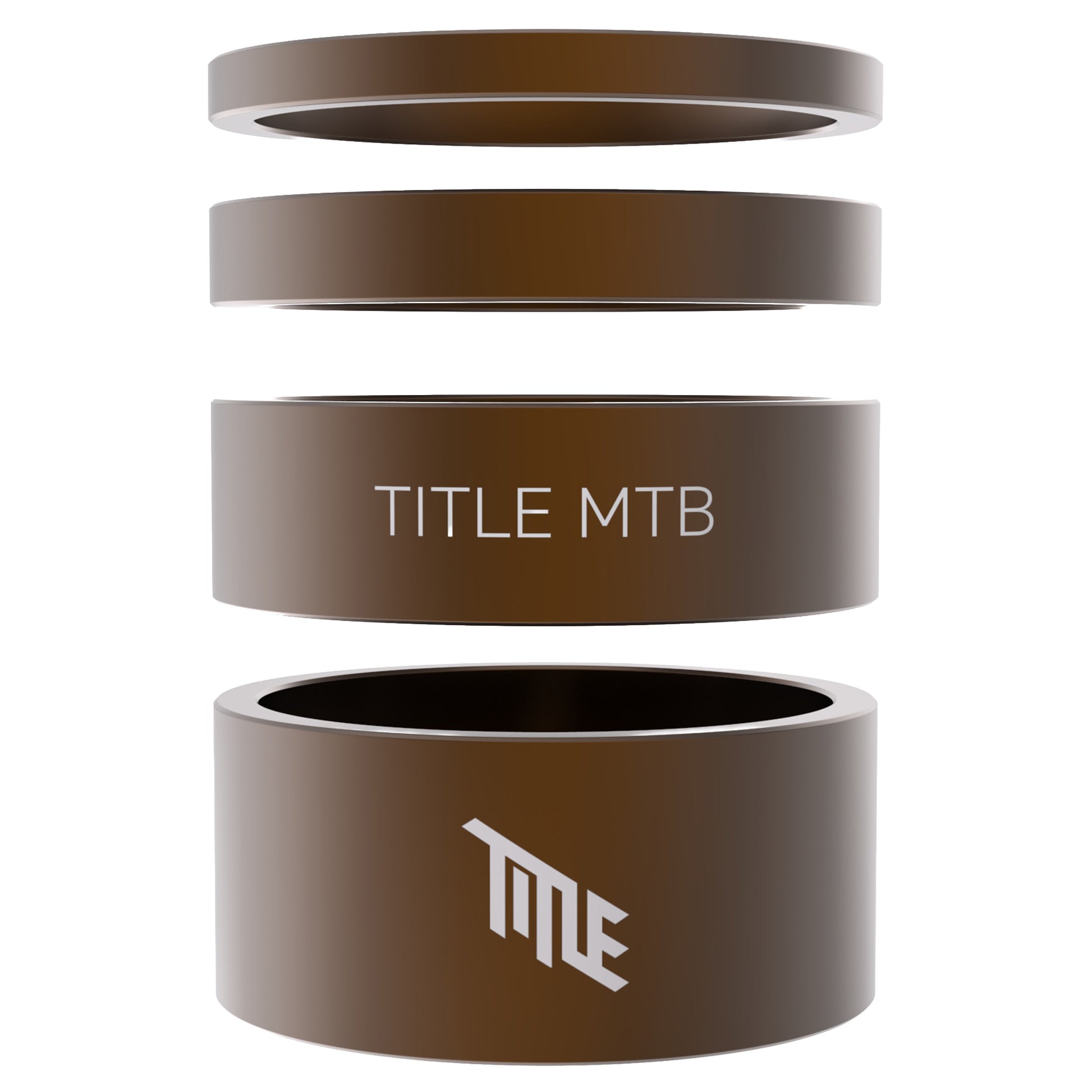 Title Headset Spacer Kit - Bronze - Bronze - Image 1