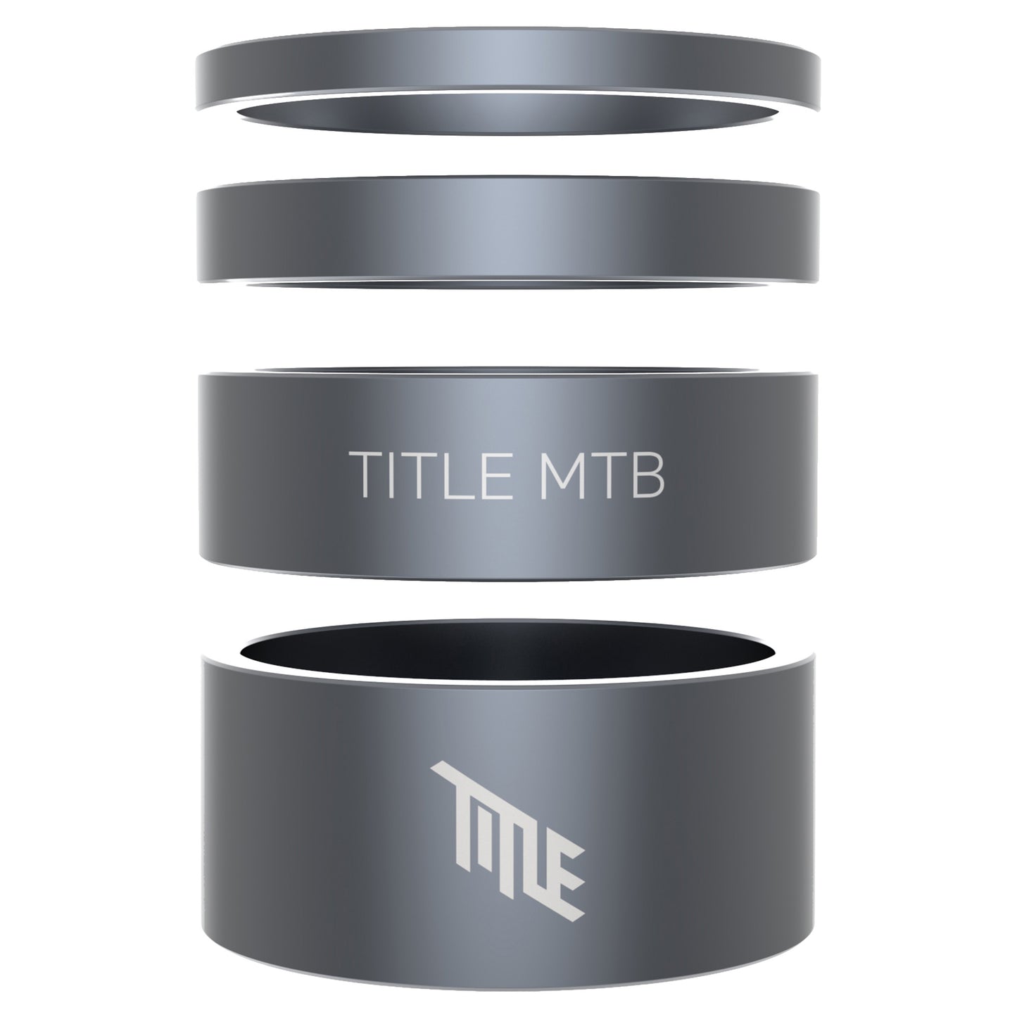 Title Headset Spacer Kit - Grey - Grey - Image 1